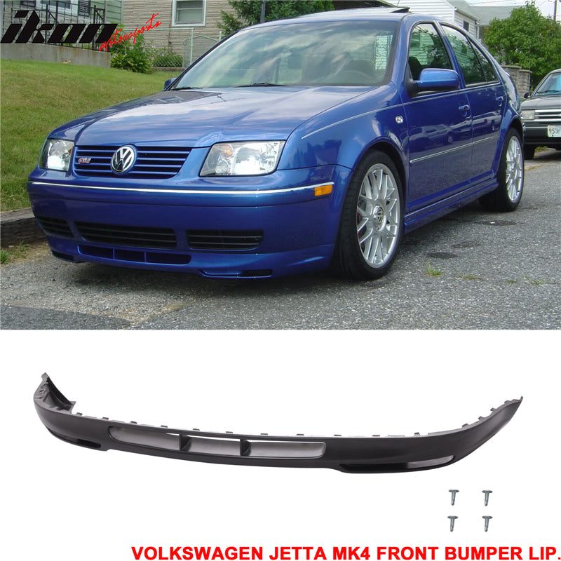 1999-2005 VW Jetta MK4 GLI Style Unpainted Front Bumper Lip Spoiler PU