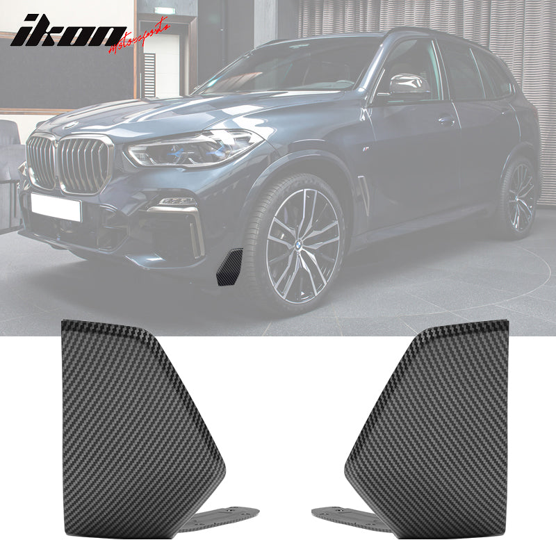 Fit 19-21 Bmw G05 X5 M Sport 2pc Front Splitter Apron cfl
