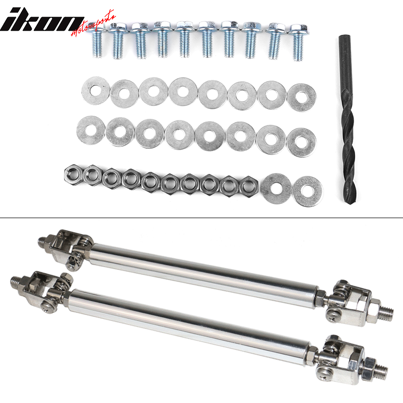 2018-2019 Toyota CHR Front Bumper Splitter w/ Rods & Hardware PP