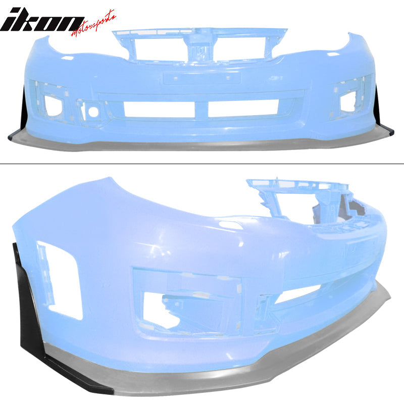 2011-2014 Subaru WRX STI V6 Front Bumper Splitters Winglets PU 2PCS