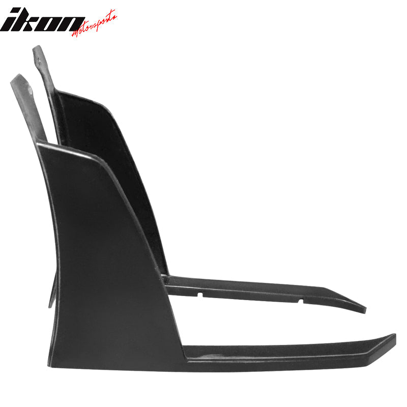 2011-2014 Subaru WRX STI V6 Front Bumper Splitters Winglets PU 2PCS