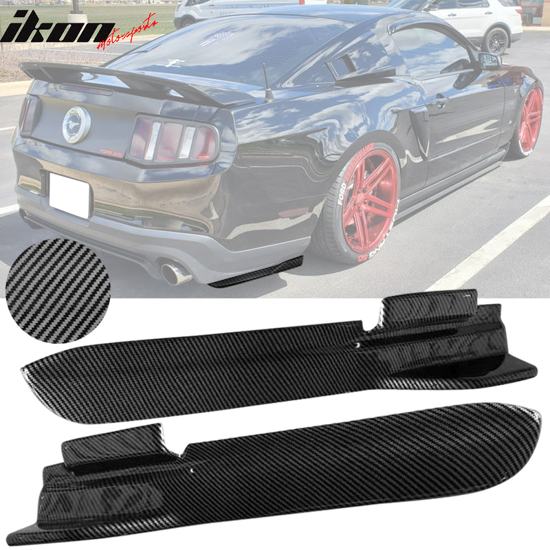 2010-2014 Ford Mustang LS Style Rear Bumper Lip Apron PP 2PC