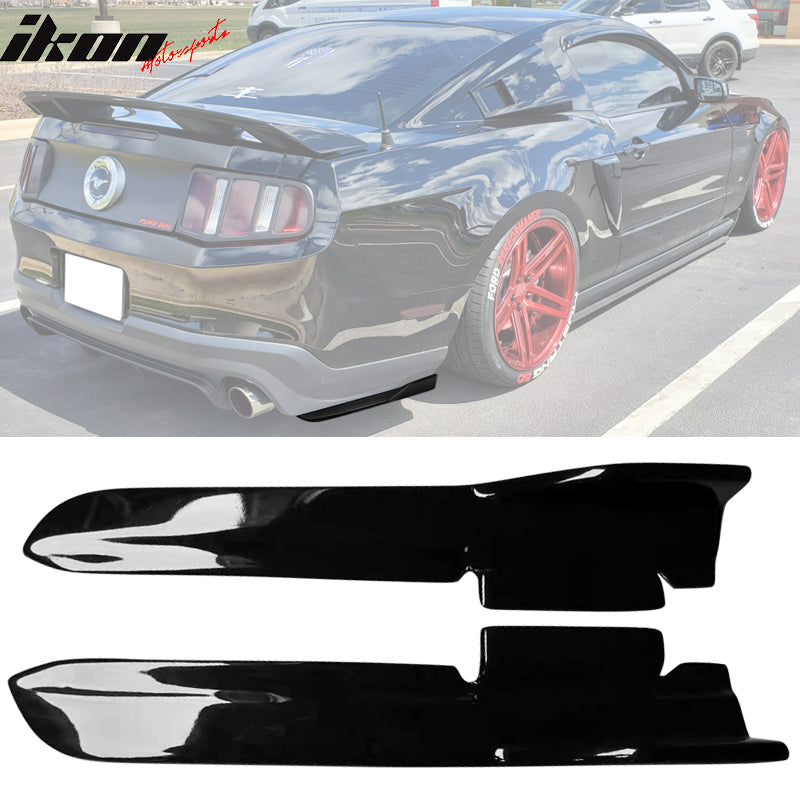 2010-2014 Ford Mustang LS Style Rear Bumper Lip Apron PP 2PC