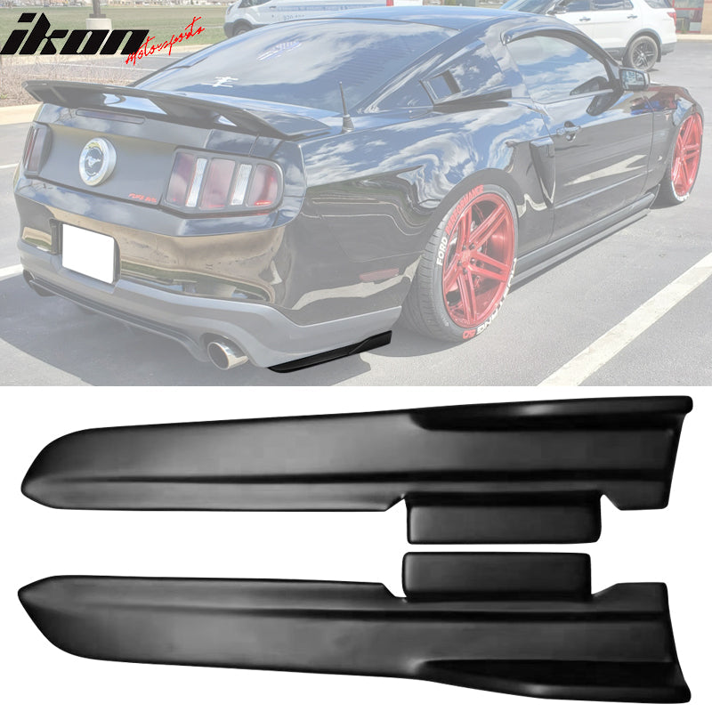 2010-2014 Ford Mustang LS Style Rear Bumper Lip Apron PP 2PC