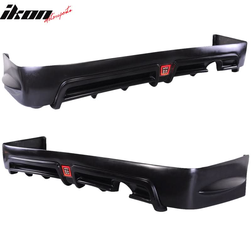 2009-2011 Honda Civic Mugen Front Lip PU Rear Lip PP LED Brake Lamp