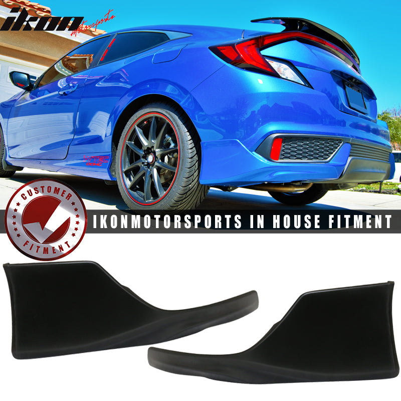 2016-2020 Honda Civic Coupe HFP Style Rear Bumper Lip PU