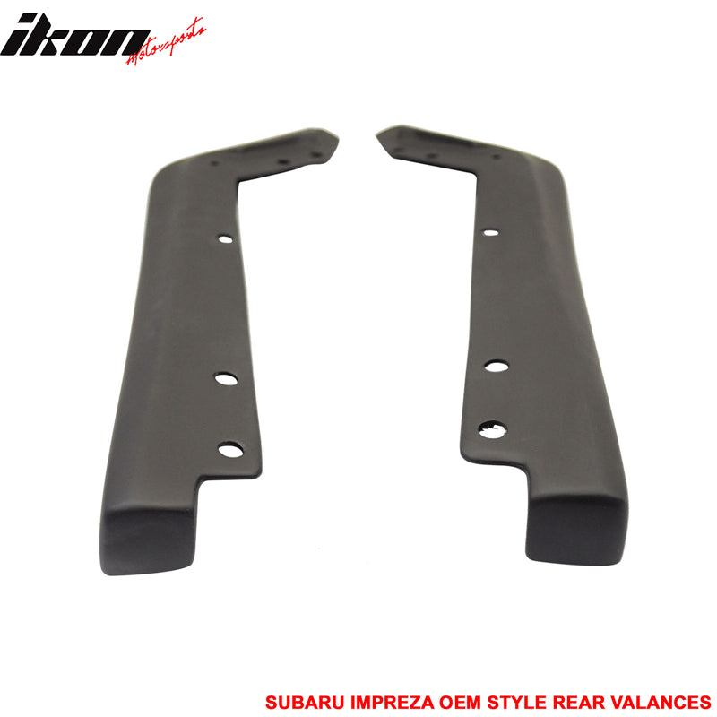 2015-2017 Subaru WRX STI V OE Style Front Rear Bumper Lip PP