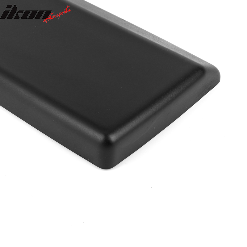 Universal V1 Style Matte Black 2PCS Rear Bumper Lip Splitters Guard PP