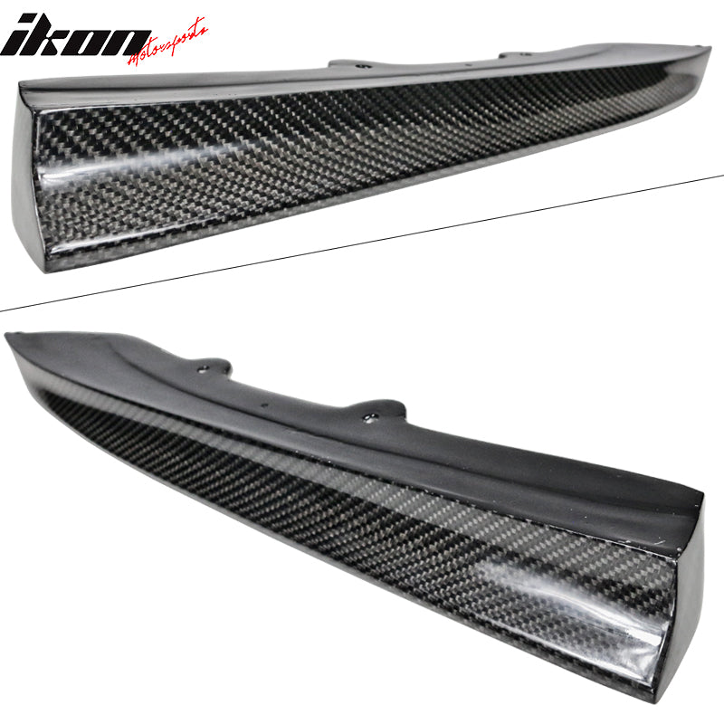 2012-2018 BMW F30 M Sport PSM 2PC Rear Bumper Apron Matte Carbon Fiber