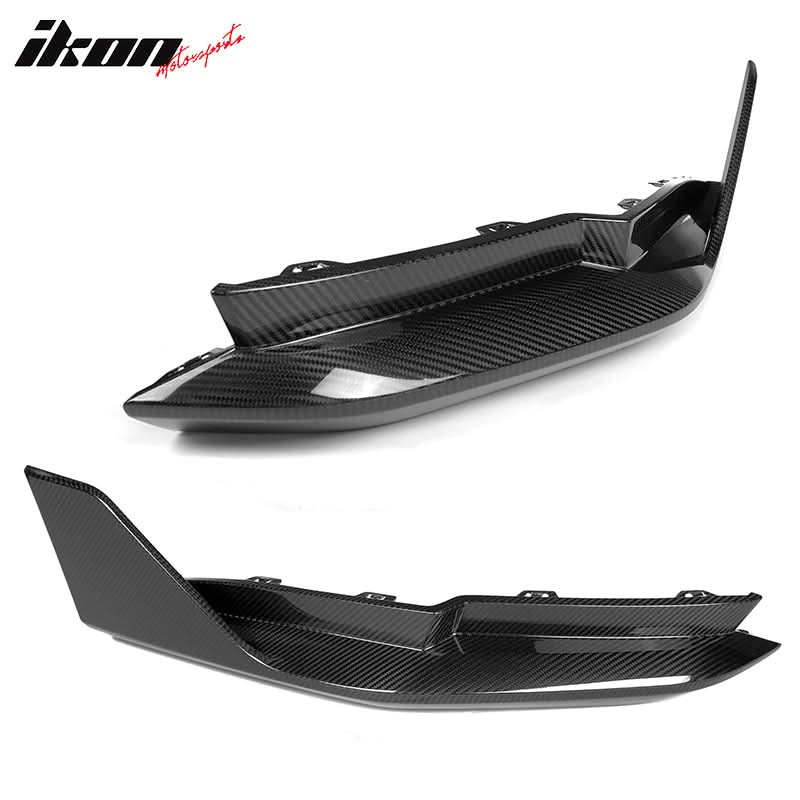 2021-2024 BMW G80 M3 MP Style Gloss Black Rear Bumper Lip Dry CF