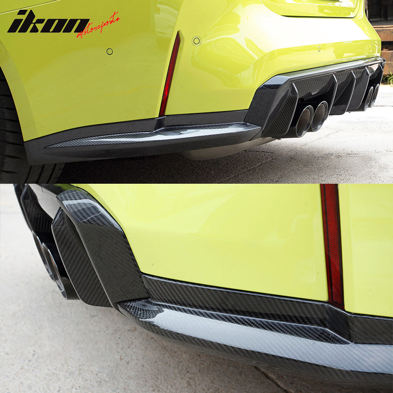 2021-2023 BMW G82 G83 M4 MP Style Rear Diffuser Splitter Carbon Fiber
