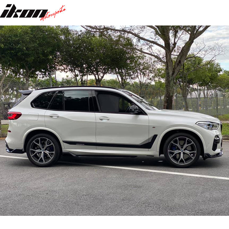2019-2025 BMW G05 X5 M Sport Gloss Black Side Skirts Rocker Pannel PP