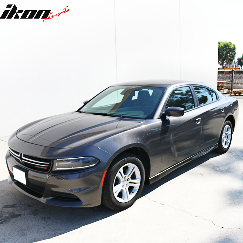 2011-2023 Dodge Charger Unpainted Side Skirts Rocker Panels Pair PU