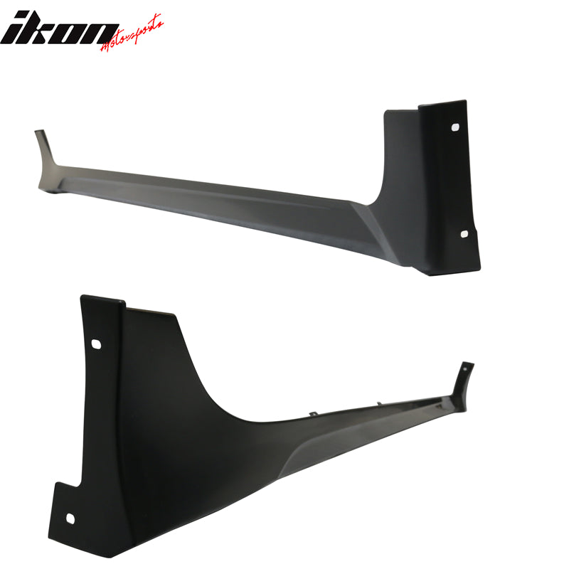 Fits 16-18 Honda Civic HF-P Front + Rear Bumper Lip + Side Skirts PP