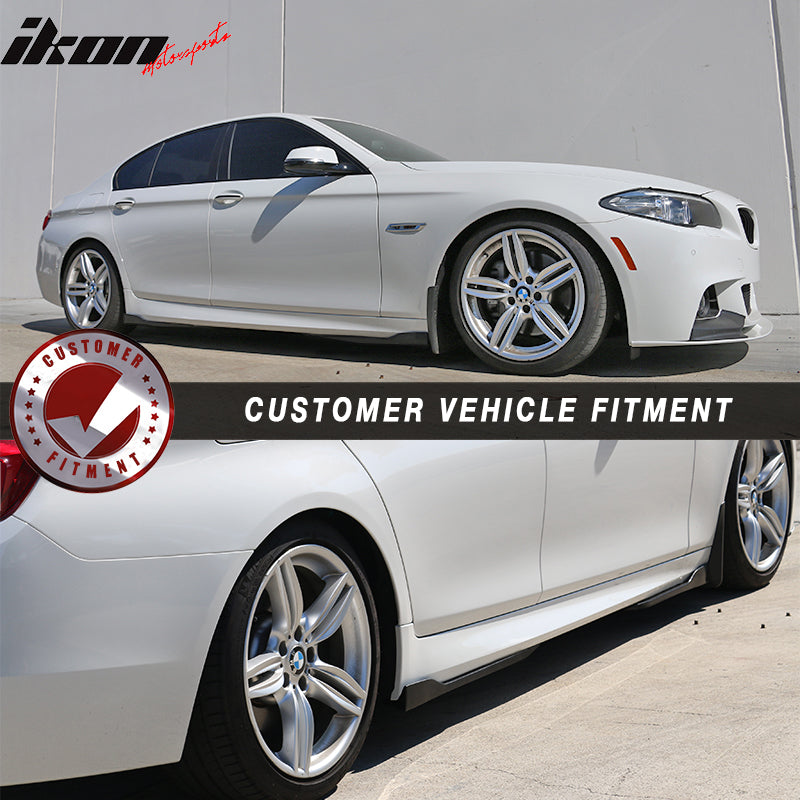 Universal V5 Side Skirts Winglet Wind Blades Rocker Splitter PU 2PC