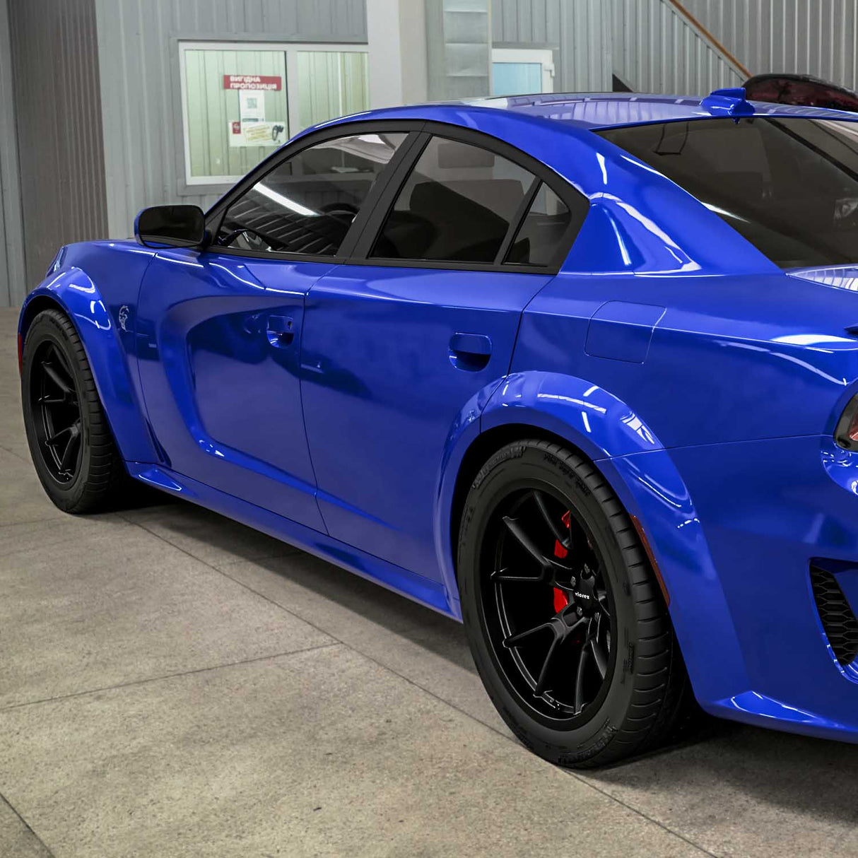 Redeye Demon Style Widebody Matte Black Wheel - Vicrez
