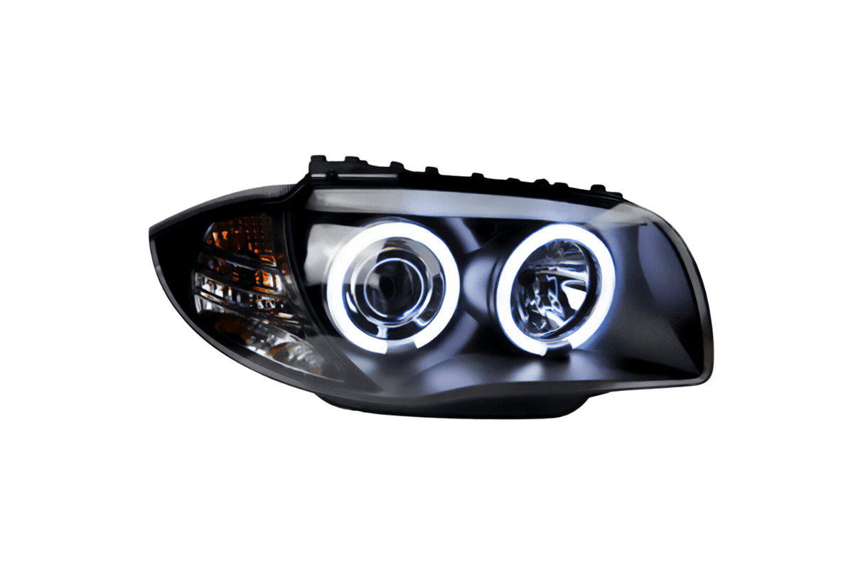 BMW 1 Series 120i 118i E87 Angel Eyes LED Headlights (2005-2011) - K2 Industries