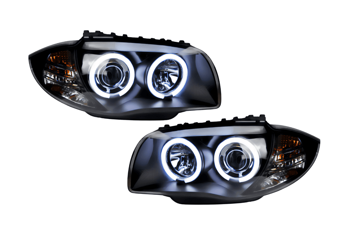 BMW 1 Series 120i 118i E87 Angel Eyes LED Headlights (2005-2011) - K2 Industries