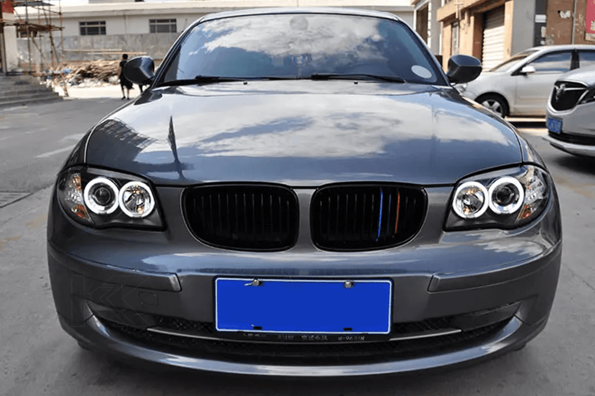 BMW 1 Series 120i 118i E87 Angel Eyes LED Headlights (2005-2011) - K2 Industries