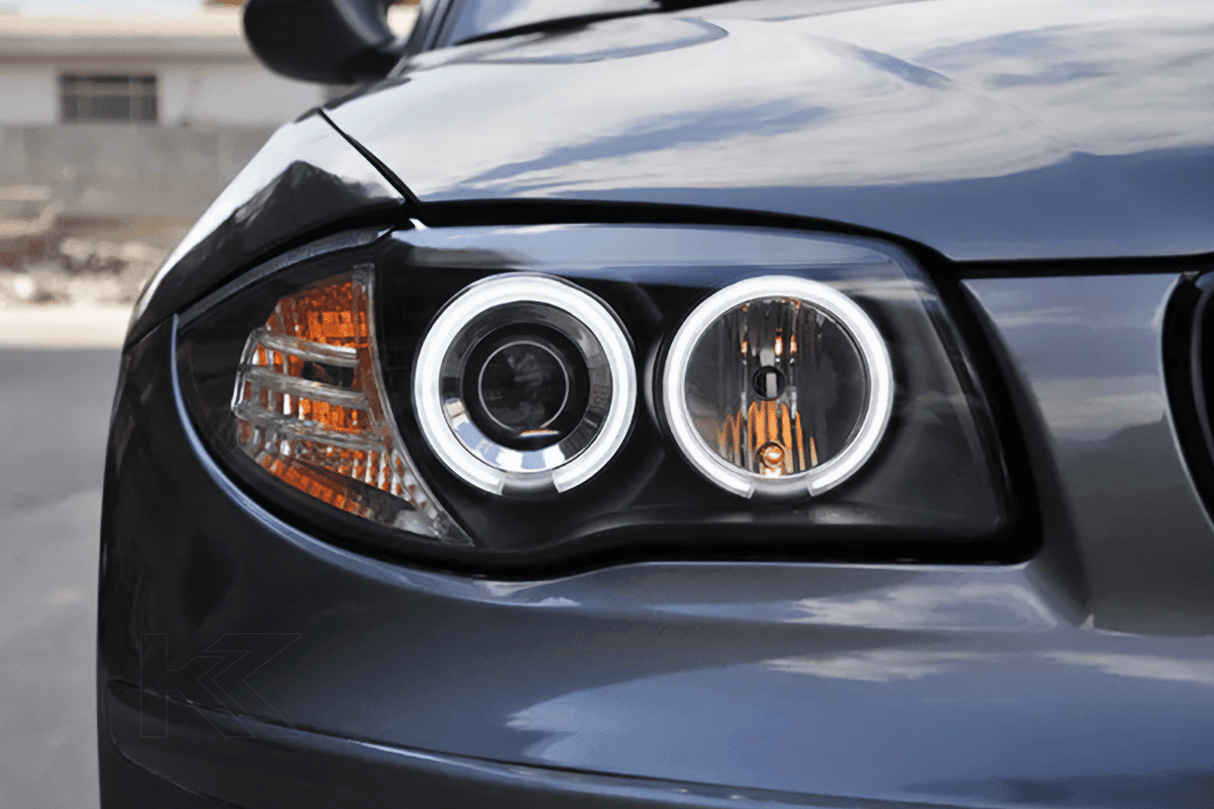 BMW 1 Series 120i 118i E87 Angel Eyes LED Headlights (2005-2011) - K2 Industries