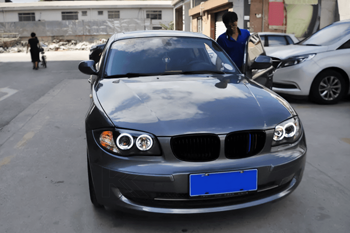 BMW 1 Series 120i 118i E87 Angel Eyes LED Headlights (2005-2011) - K2 Industries
