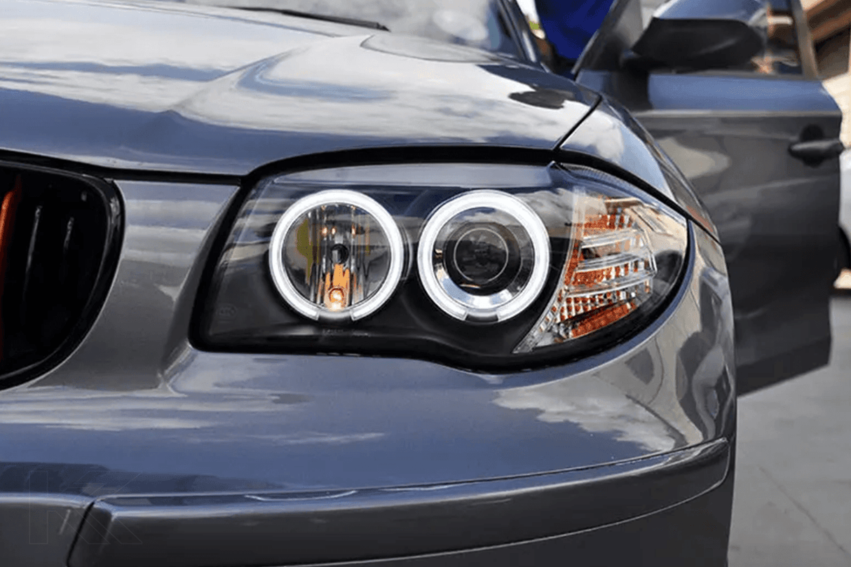 BMW 1 Series 120i 118i E87 Angel Eyes LED Headlights (2005-2011) - K2 Industries