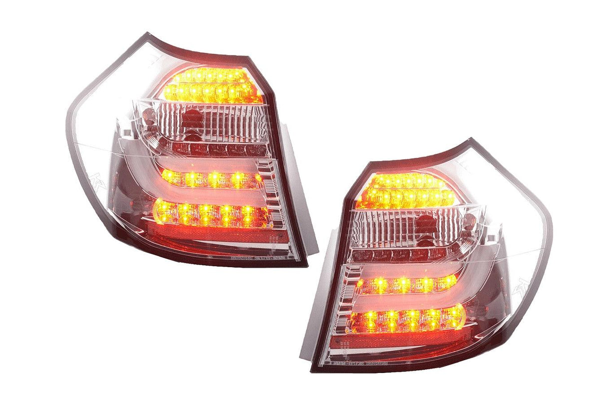 BMW 1 Series E87 /E81 3/5-Door Chrome LED Taillights (2004-2007) - K2 Industries