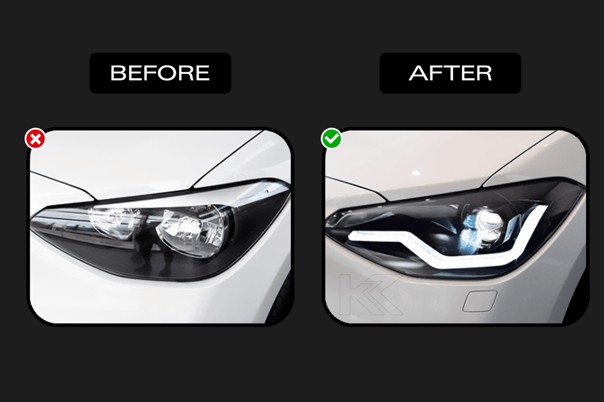 BMW 1 Series F20 116i 118i "Next Gen" Headlight Upgrade (2011-2019) - K2 Industries