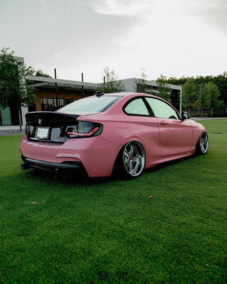 BMW 2-Series & M2 (F22 F23 F87) Red and Black Dragon Scale OLED Tail Lights - K2 Industries