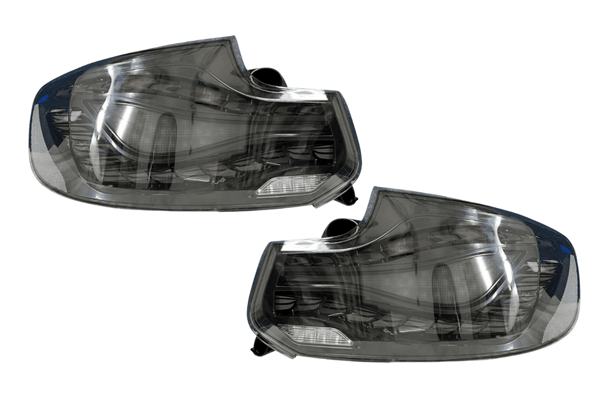 BMW 2-Series & M2 (F22 F23 F87) Red and Black Dragon Scale OLED Tail Lights - K2 Industries