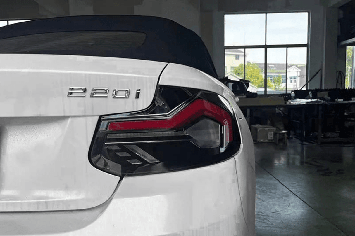 BMW 2-Series F22 F23 M2 F87 220i 225i F44 Smoked LED Tail Lights (2014-2021) - K2 Industries