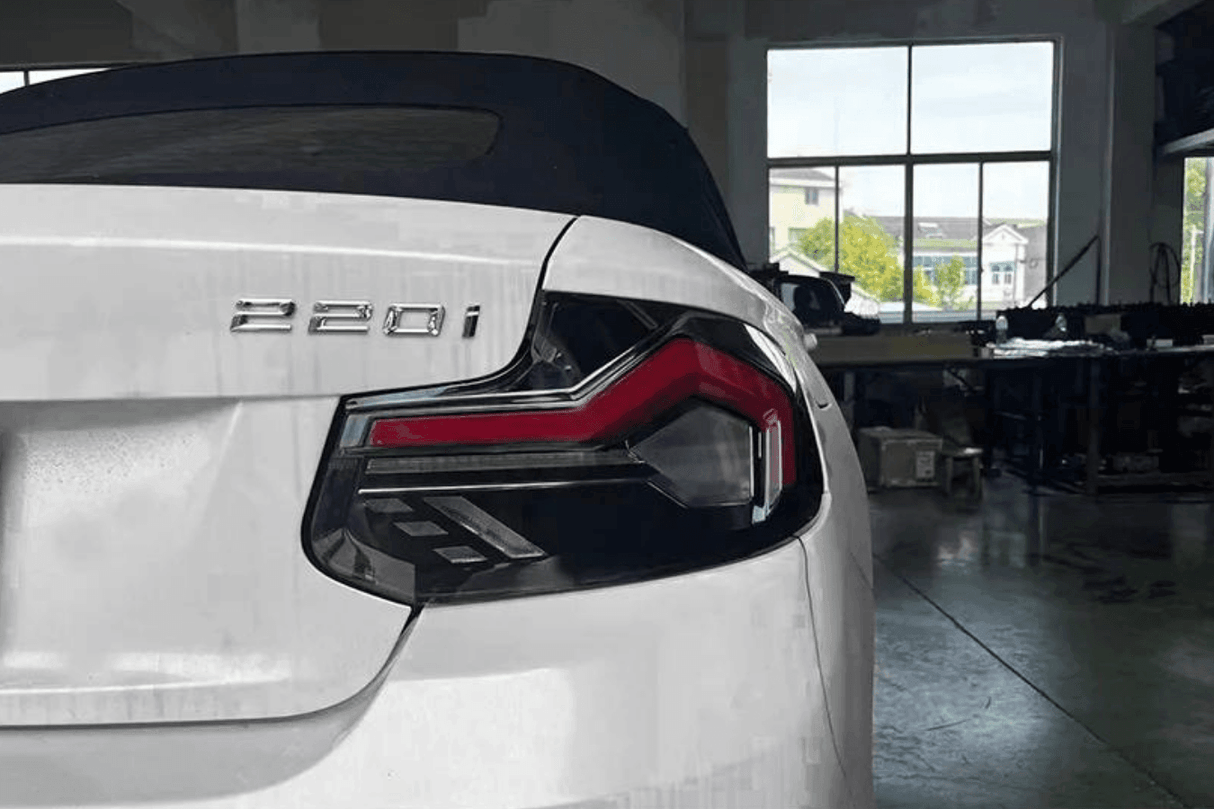 BMW 2-Series F22 F23 M2 F87 220i 225i F44 Smoked LED Tail Lights (2014-2021) - K2 Industries