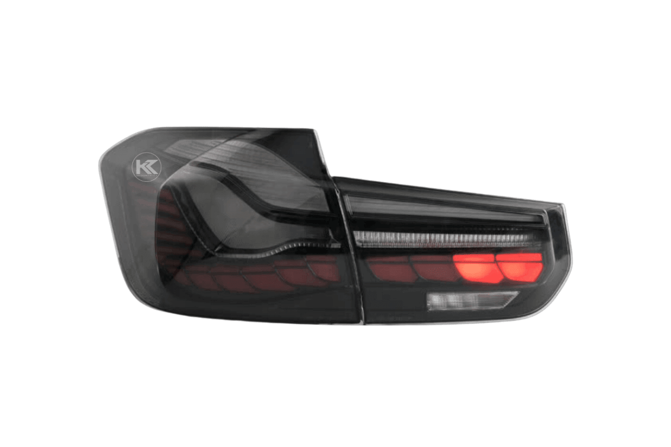 BMW 3-Series 6th Gen F30 F35 F80 GTS Style -Red or Smoked- OLED Dynamic Tail Lights (2012-2019) - K2 Industries