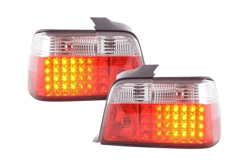 BMW 3-series E36 Sedan Red LED Taillights Set (1991-1998) - K2 Industries