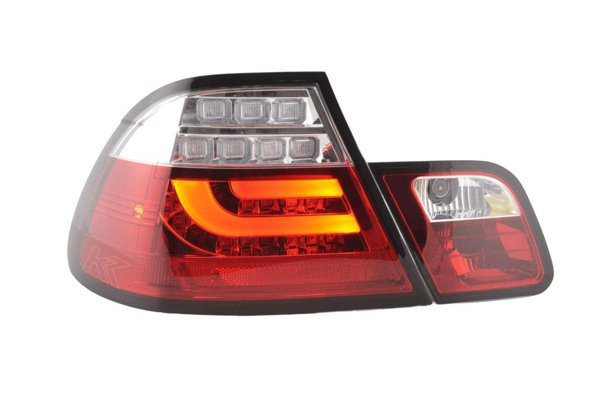 BMW 3-series E46 Coupe Red LED LightBar Taillights Set (1999-2002) - K2 Industries