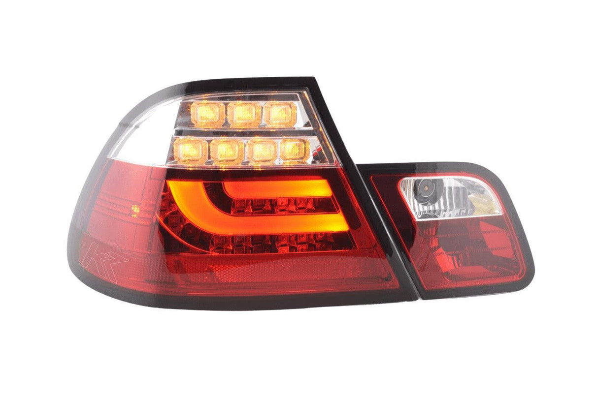 BMW 3-series E46 Coupe Red LED LightBar Taillights Set (1999-2002) - K2 Industries