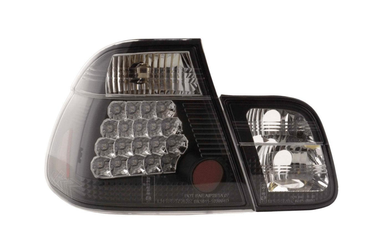 BMW 3 Series E46 Sedan Black Altezza Style LED Taillights - Pre-Facelift (1998-2001) - K2 Industries