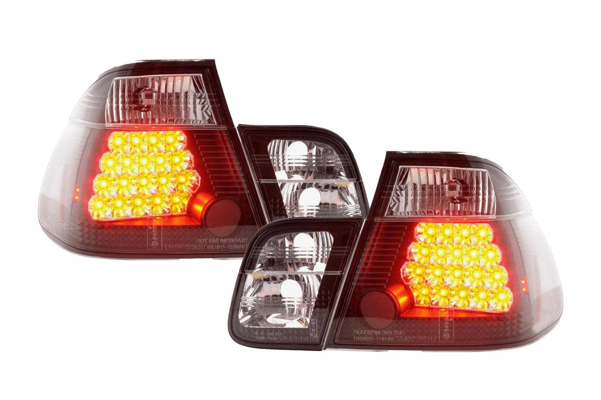 BMW 3 Series E46 Sedan Black Altezza Style LED Taillights - Pre-Facelift (1998-2001) - K2 Industries