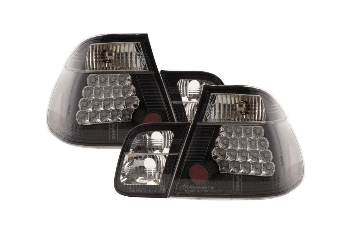 BMW 3 Series E46 Sedan Black Altezza Style LED Taillights - Pre-Facelift (1998-2001) - K2 Industries