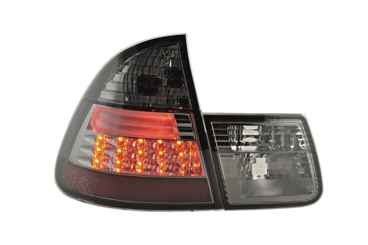 BMW 3-series E46 Wagon/Touring Smoked LED Taillights Set (1999-2005) - K2 Industries