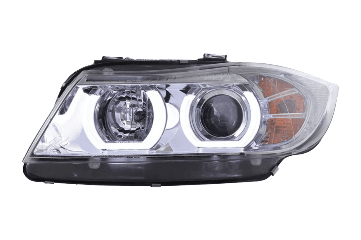 BMW 3 Series E90 /E91 Chrome LED U BAR Headlights (2005 - 2012) - K2 Industries