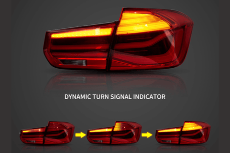 BMW 3-Series F30 F35 F80 6th Gen - LCI Style - LED Tail Lights Upgrade (2012-2019) - K2 Industries