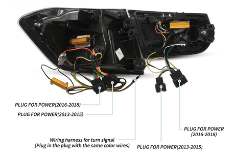 BMW 3-Series F30 F35 F80 6th Gen - LCI Style - LED Tail Lights Upgrade (2012-2019) - K2 Industries