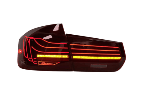 BMW 3-Series F30/F80 CSL Laser Style Tail Lights - (RGB Color Changing) - 2013-2018 - K2 Industries