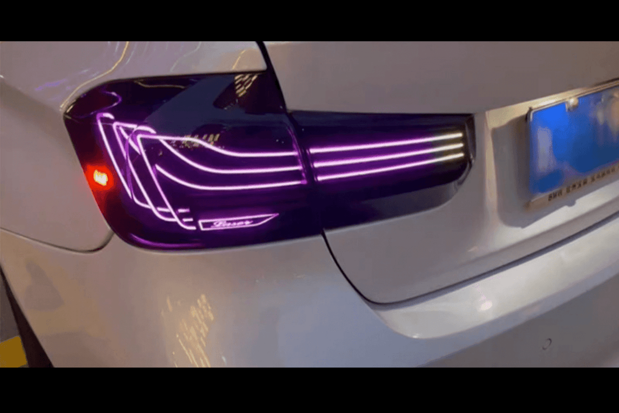 BMW 3-Series F30/F80 CSL Laser Style Tail Lights - (RGB Color Changing) - 2013-2018 - K2 Industries