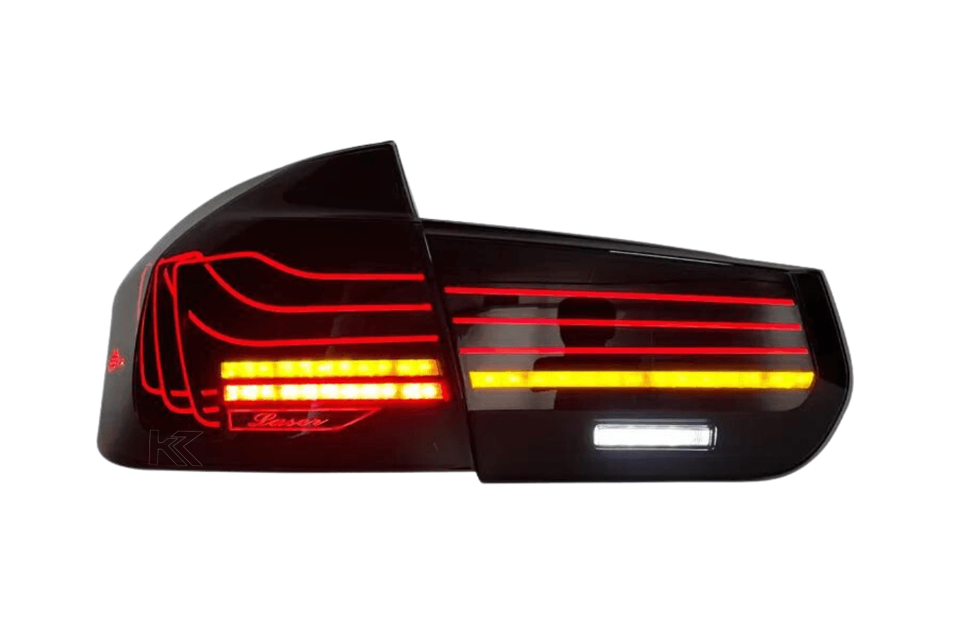 BMW 3-Series F30/F80 CSL Laser Style Tail Lights - (RGB Color Changing) - 2013-2018 - K2 Industries