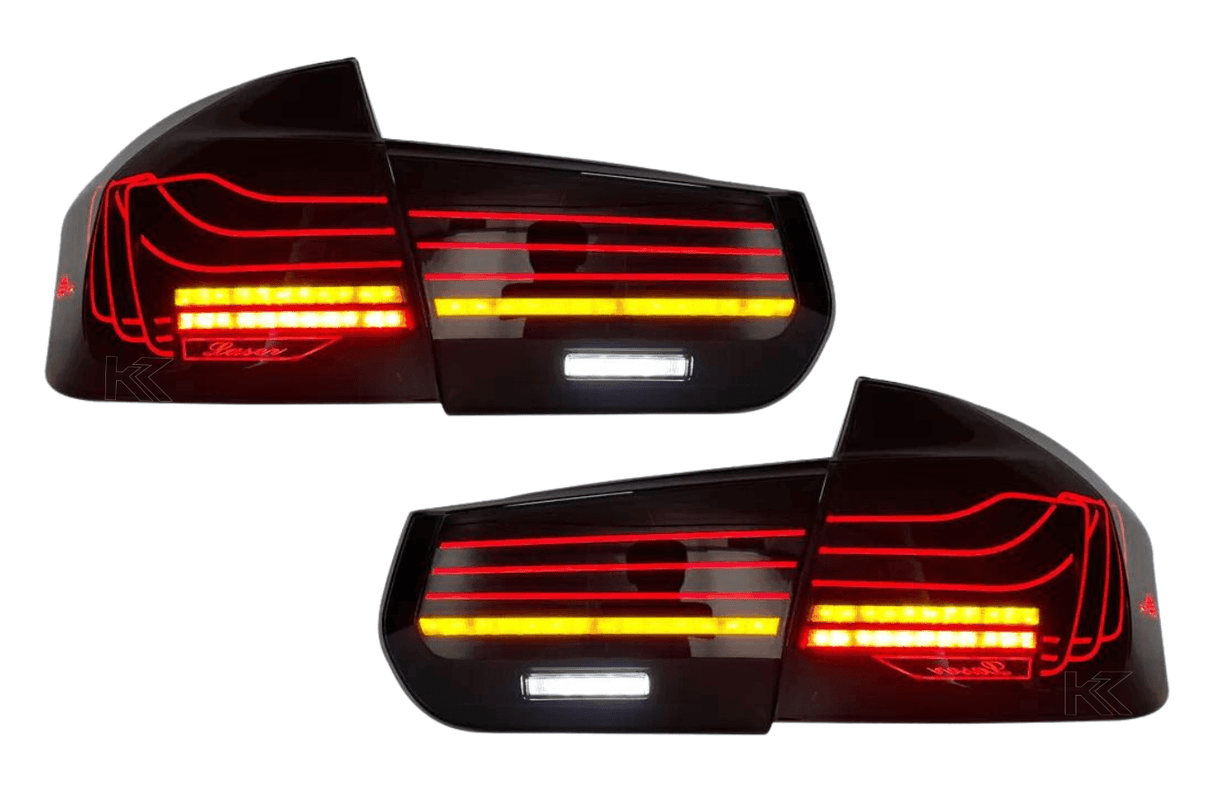 BMW 3-Series F30/F80 CSL Laser Style Tail Lights - (RGB Color Changing) - 2013-2018 - K2 Industries