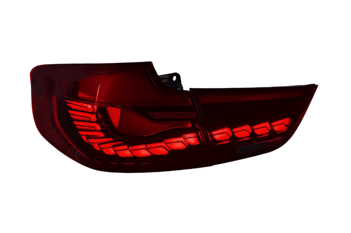 BMW 3-Series F34 Gran Turismo (GT) Red /or/ Smoke GTS OLED Style Tail Lights 2012-2016 - K2 Industries