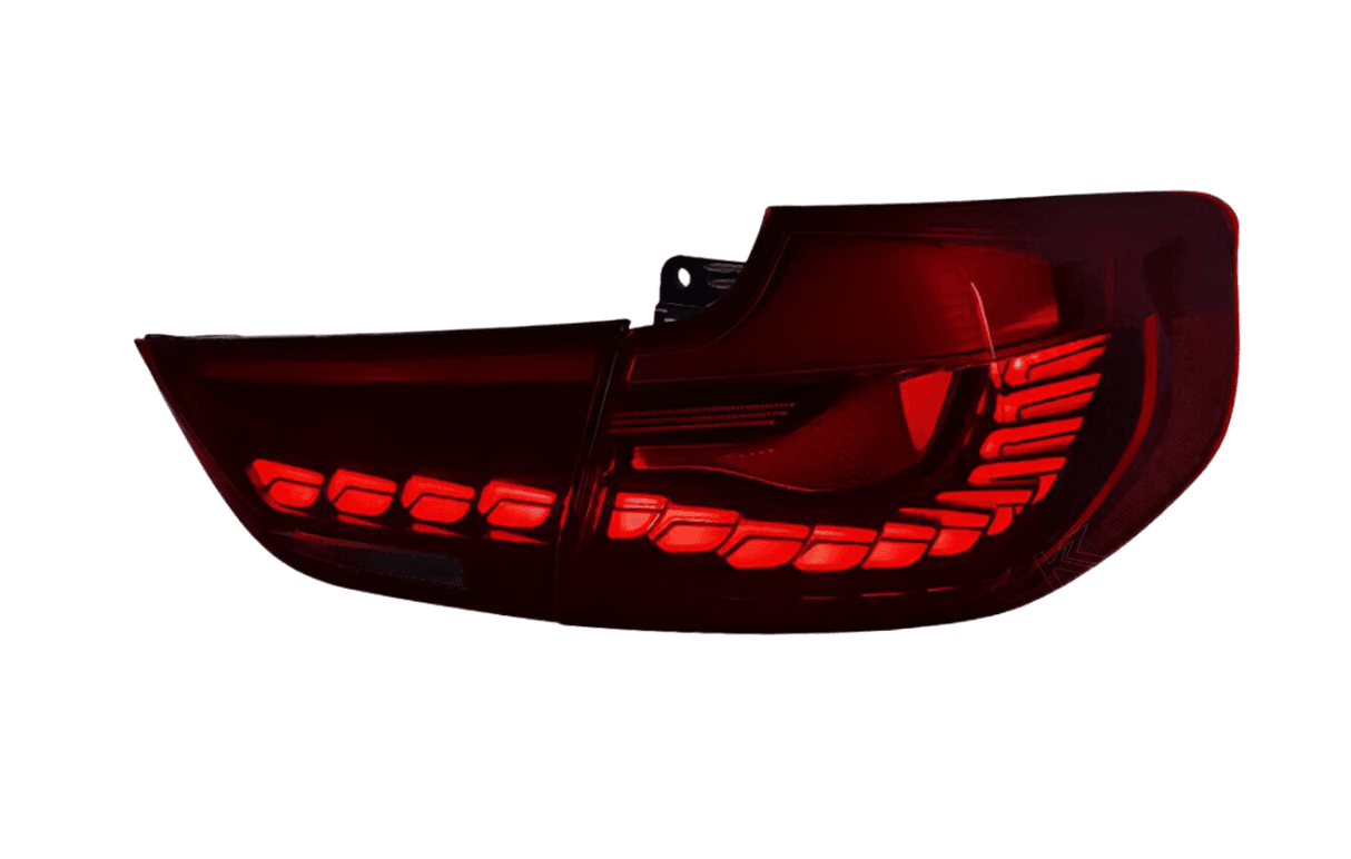 BMW 3-Series F34 Gran Turismo (GT) Red /or/ Smoke GTS OLED Style Tail Lights 2012-2016 - K2 Industries