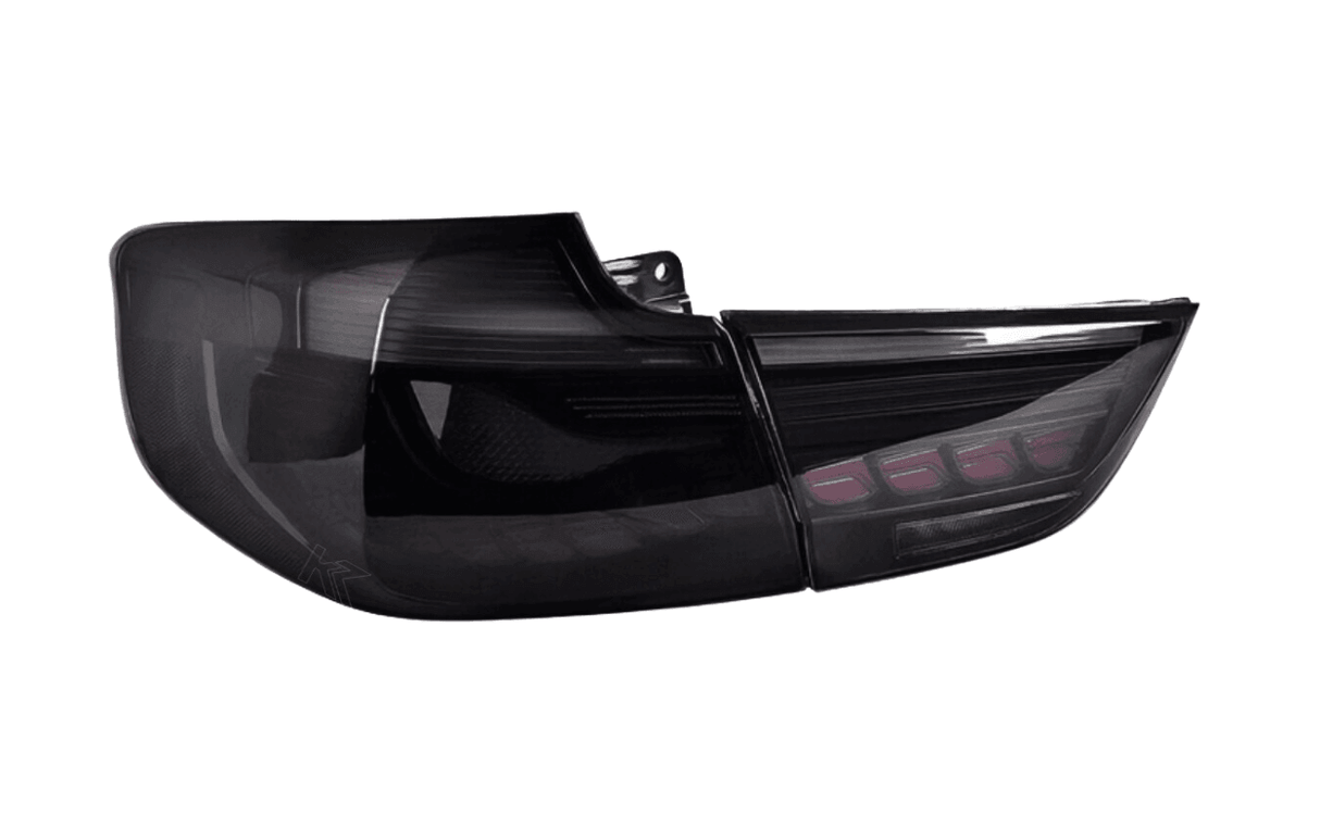 BMW 3-Series F34 Gran Turismo (GT) Red /or/ Smoke GTS OLED Style Tail Lights 2012-2016 - K2 Industries